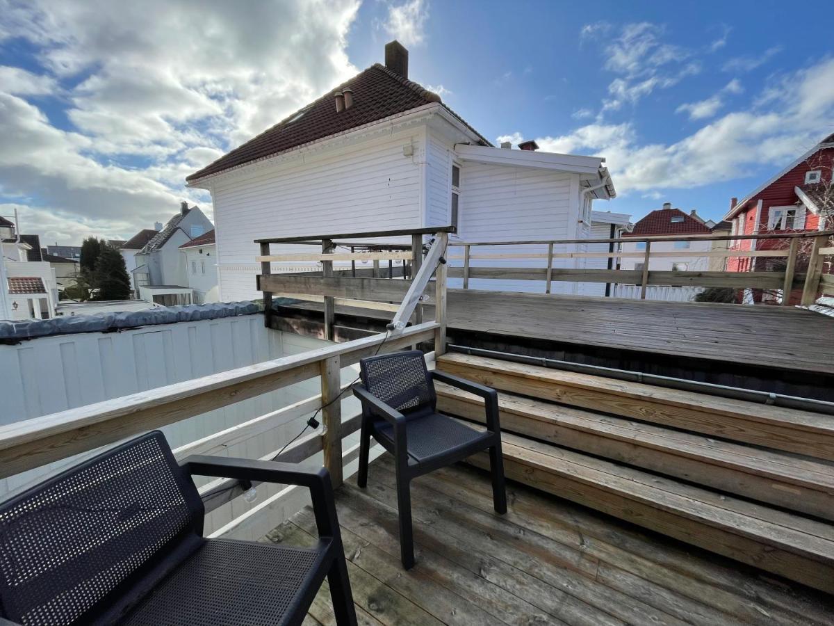 Central Bnb Stavanger At Bertis Ap 9 Generous Rooftop Terrace Kültér fotó